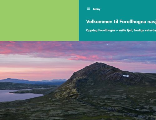 Ny nettside for Forollhogna nasjonalpark