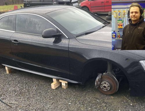 Hjulsett stjålet: – Bjørn Arvid ønsker tips hvis noen har sett noe mistenkelig