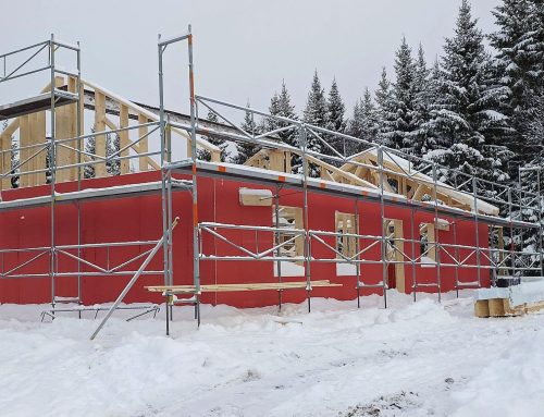 Nytt klubbhus reiser seg på Kvikne: – Trenger hjelp med snømåking