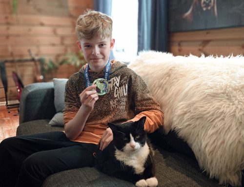 Bjørn Amund ble midtnorsk mester i Taekwon-do